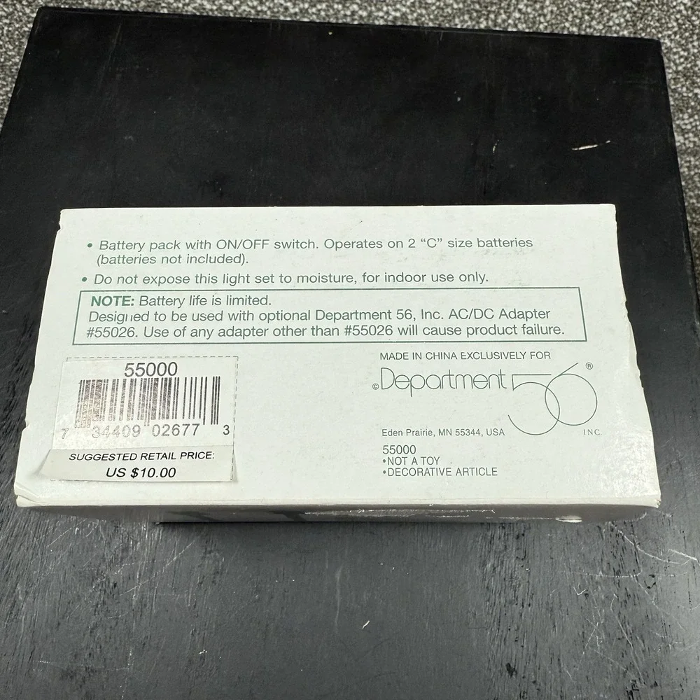 Department 56 never used